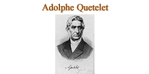 Adolphe Quetelet image was downloaded from Wikipedia